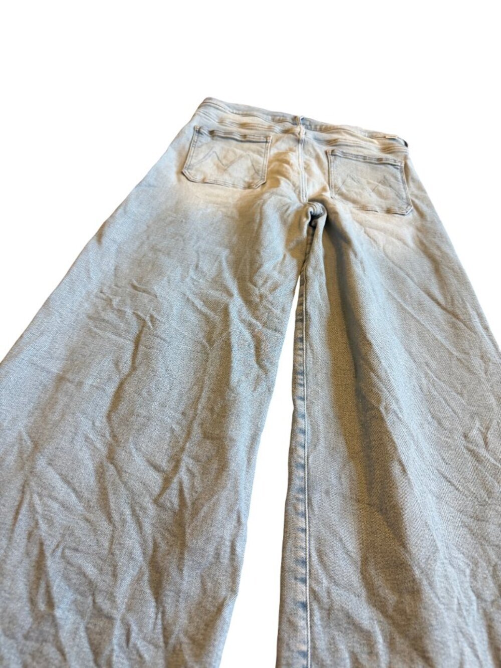 Mother Lil Patch Pocket Undercover Sneak California Cruiser Jeans Size 31 Womens - Picture 9 of 13